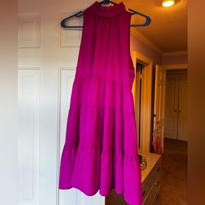 TCEC Fuchsia Mini Dress